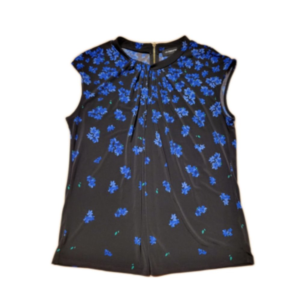 Blue Floral Top